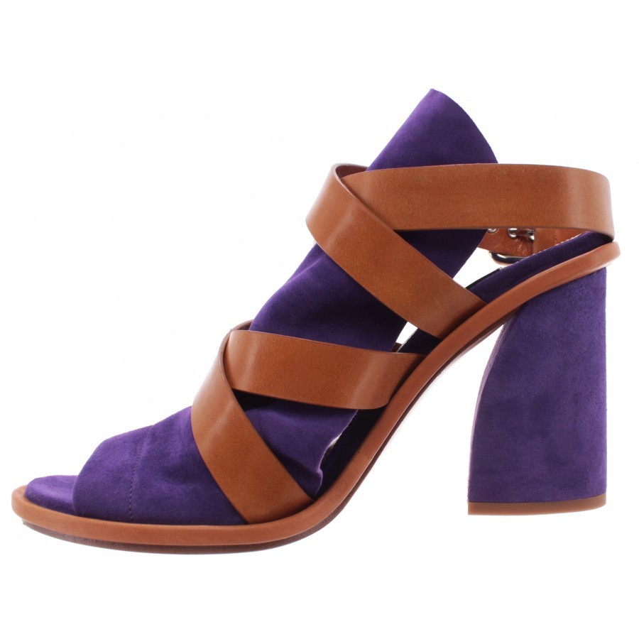 Christian Louboutin Lipqueen 100 Patent Leather Sandals in Purple | Lyst