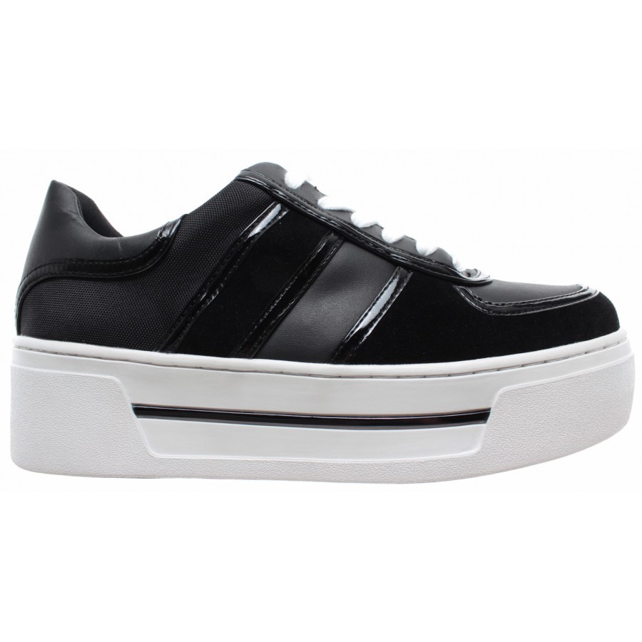 Michael Kors Chaussures Femmes Sneakers Camden Sneaker Leather 43f8cdfs2l Black