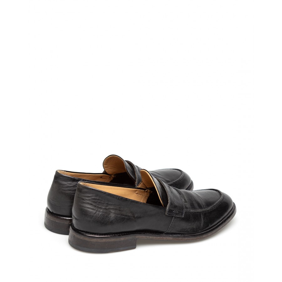 shoes loafers leather