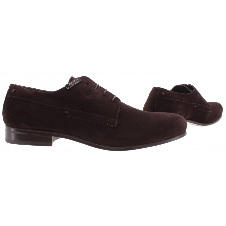 sokken complicaties vaardigheid Men's Classic Shoes CALVIN KLEIN Collection 1004 Camoscio Africa Suede Brown  New