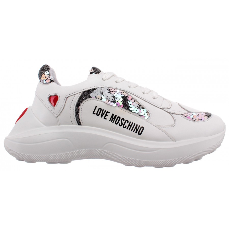 love moschino women's sneakers